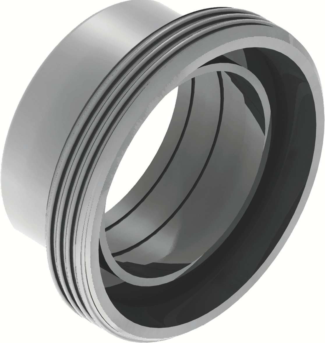 3353 - Pièce filetée à dudgeonner - Inox 304.